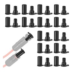100 Pairs Solar Panel Connector Caps, Dustproof Solar Connector Caps,2227