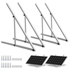 2 Sets 45inch Solar Panel Mount Brackets Adjustable Tilt Mount Brackets, Suit…