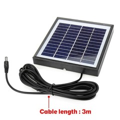 5W Outdoor Solar Panel 12V Power Supply for Camera Security System