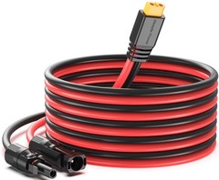 Solar to XT60 Charge Extension Cable, 12AWG 15Ft Solar Connector to XT60 Adap…