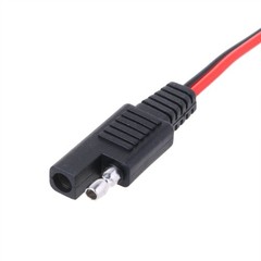 18AWG SAE Quick-disconnect Power Automotive Extension Cable with Dust Cover Cap