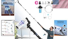 Lightweight 20Ft Water Fed Solar Panel Cleaning Kit with Soap Dispenser