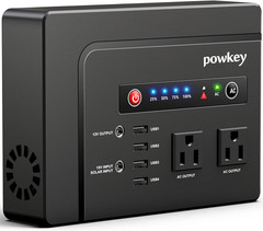 Portable Power Station 200W, 146Wh Portable Solar Generator Battery Pack with 2