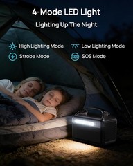 300W Portable Power Station and Solar Generator – 600W Surge for Outdoor Use