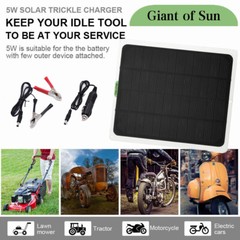 20W Solar Panel Kit 12V Battery Charger for Caravan Boat RV Car