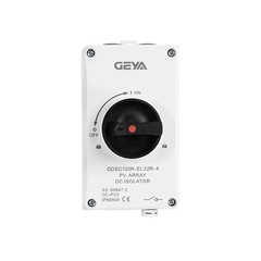 NOS GEYA GDSC100R-EL32R -4, 32A DC1200V Solar Disconnect Isolator Switch，