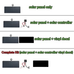 Easy Lensun 110W Hood Flexible Solar Panel for Ford Cargo Van E250 E350 E450