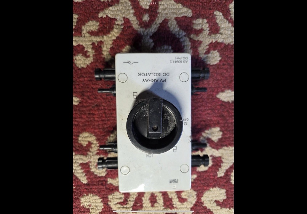 Pv Array Dc Isolater As 60947.3