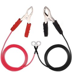 Electric Fence Connection Kit 2x Wires with For Alligator Clip Fasteners