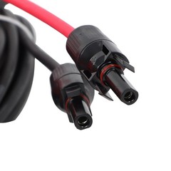 4mm² 20M Solar Panel Extension Cable Black+Red with M4 Connector for RV/Boat