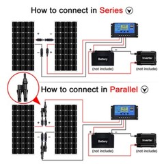 300W High-efficiency Solar Panel Mono-Crystalline Solar Panel With 40A MPPT
