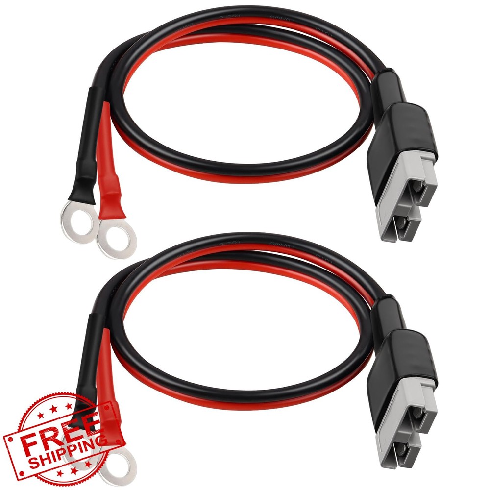 MOOKEERF 10AWG 2FT Anderson Cable 2 Pack