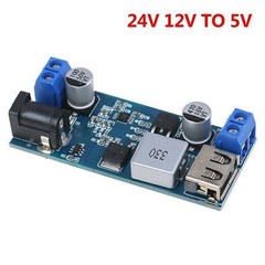 and Reliable 24V 12V to 5V 5A Step Down Supply USB Module