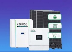 5KW Solar Power System Lithium-iron Battery 5KW PV complete DIY kit