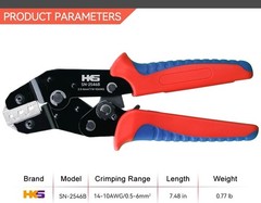 HKS Solar PV Cable Crimping Tool for Solar Connectors, AWG14-10 (2.5/4/6mm²) – 7