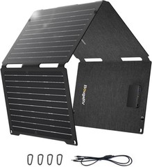 50W Fiberglass Portable Solar Panel Foldable Solar Cell Solar Charger W/ USB