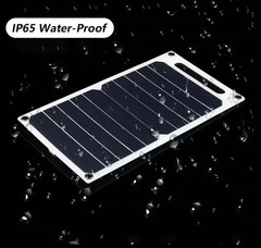 30W Solar Panel With USB Waterproof Outdoor Portable Battery Phone Charging Bank