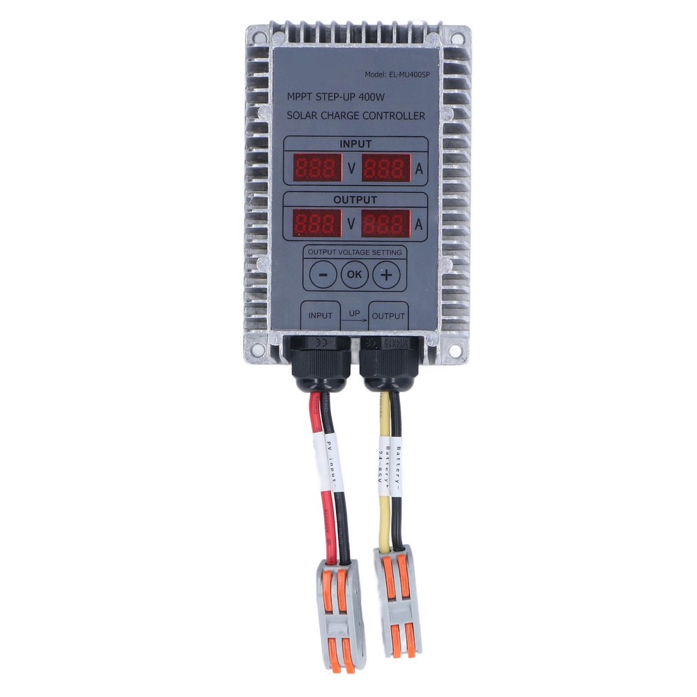 Solar Battery Charge Controller Boost MPPT Voltage Adjustable Waterproof With