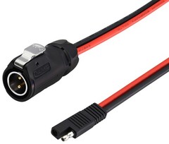zdyCGTime 2 Pin Power Industrial Circular Connector to SAE Cable for Solar Pa…