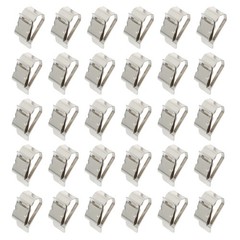 30Pcs Solar Panel Wire Clamps Stainless Steel Cable Clips for Easy Cable Fixing