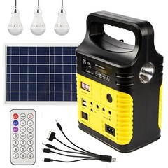 Solar Generator Portable Power Station Yellow