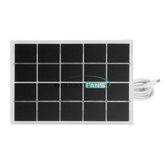 8W 5V Microcrystal Solar Panel with Mounting Brackets Security Camera Water Pump