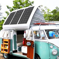 100W Flexible Solar Panel Monocrystalline Solar Module Charger for RV Roof Boat