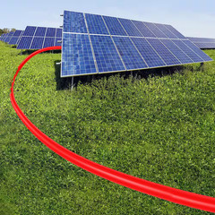 Solar Panel Extension Cable 10AWG PV Wire Cable in 20 Ft. Black and 20 Ft. Red W