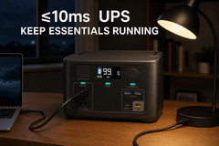 300W 600W Peak Portable Power Station 192Wh LiFePO4 Battery 10ms UPS 120V AC