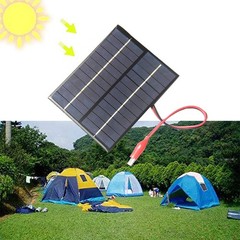 12V 2W Solar Panel DIY Solar Cell Module Battery for Car Outdoor Camp F2A8