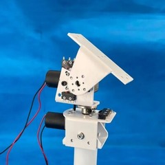 Tracking Monitor Heavy Duty High Torque All Metal DC Dual Axis Pan Tilt Solar