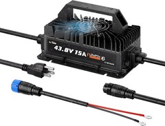 LiTime 36V 15A LiFePO4 Battery Charger IP66 Waterproof Golf Cart RV