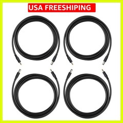 Chewproof Power Cable for Solar Panel Connector, 5.5×2.1 to 4.0×1.7 Male DC P…