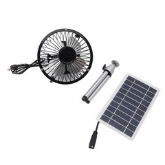 Solar Vent Fan Monocrystalline Silicon Solar Panel Powered Fan With Stand For