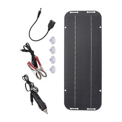 12V 6W Solar Panels Car Motorcycle Kick Scooter Portable Solar Panel Car 8863