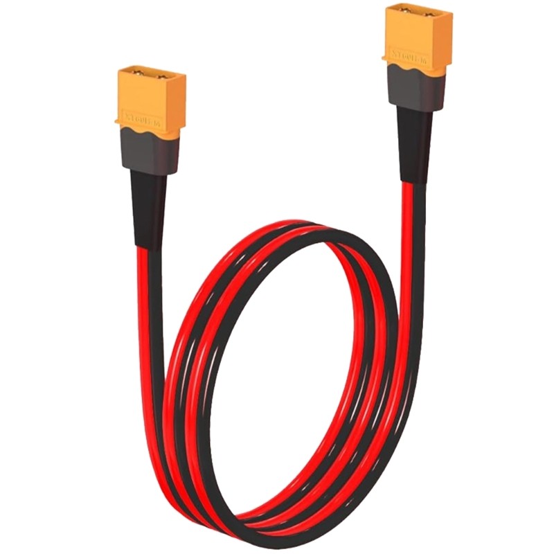 Male XT60 to Male XT60 Connectors Cable Connection Line 12AWG Converters Cord