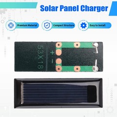 10Pcs Solar Panel 0.5V 100mA Solar Cells Photovoltaic panels Module Sun 6537