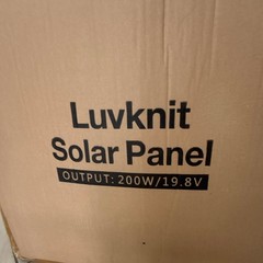 Luvknit 200W Portable Foldable Monocrystalline Solar Panel MC4 Waterproof RV