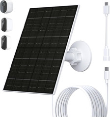 6W Solar Panel for Arlo Camera, Solar Charger Compatible with Arlo