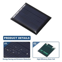 12Pcs 2V 0.12W 60mA Mini Solar Panels, Solar Photovoltaic Power Cells