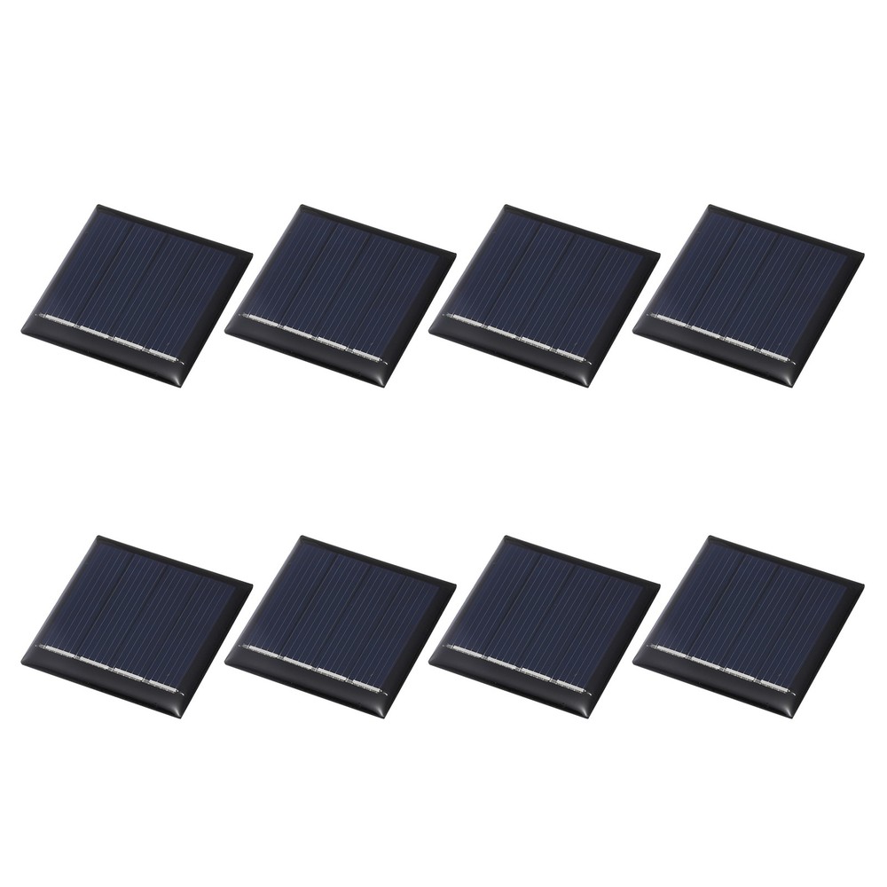 8Pcs 2V 0.08W 40mA Mini Solar Panels, Solar Photovoltaic Power Cells