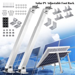 1-5Pair Solar Panel Mounting Brackets Panel Tilt Bracket Mount Adjustable Angle