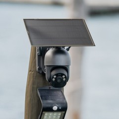 Waterproof 5V Solar Panel For Outdoor Camera 6000mAh Rechargeable Charger