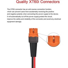 12AWG XT60i Female to O Ring Connector with Tinned Wire,for RC Battery Solar…