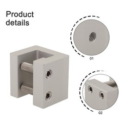 Aluminum Alloy Roof Clamp for Standing Seam Solar Mounting 1pc or 4pcs Set