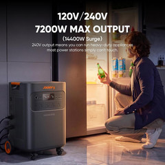 Jackery Solar Generator 5000 plus Portable Power Station, 5040Wh Lifepo4, 7200W
