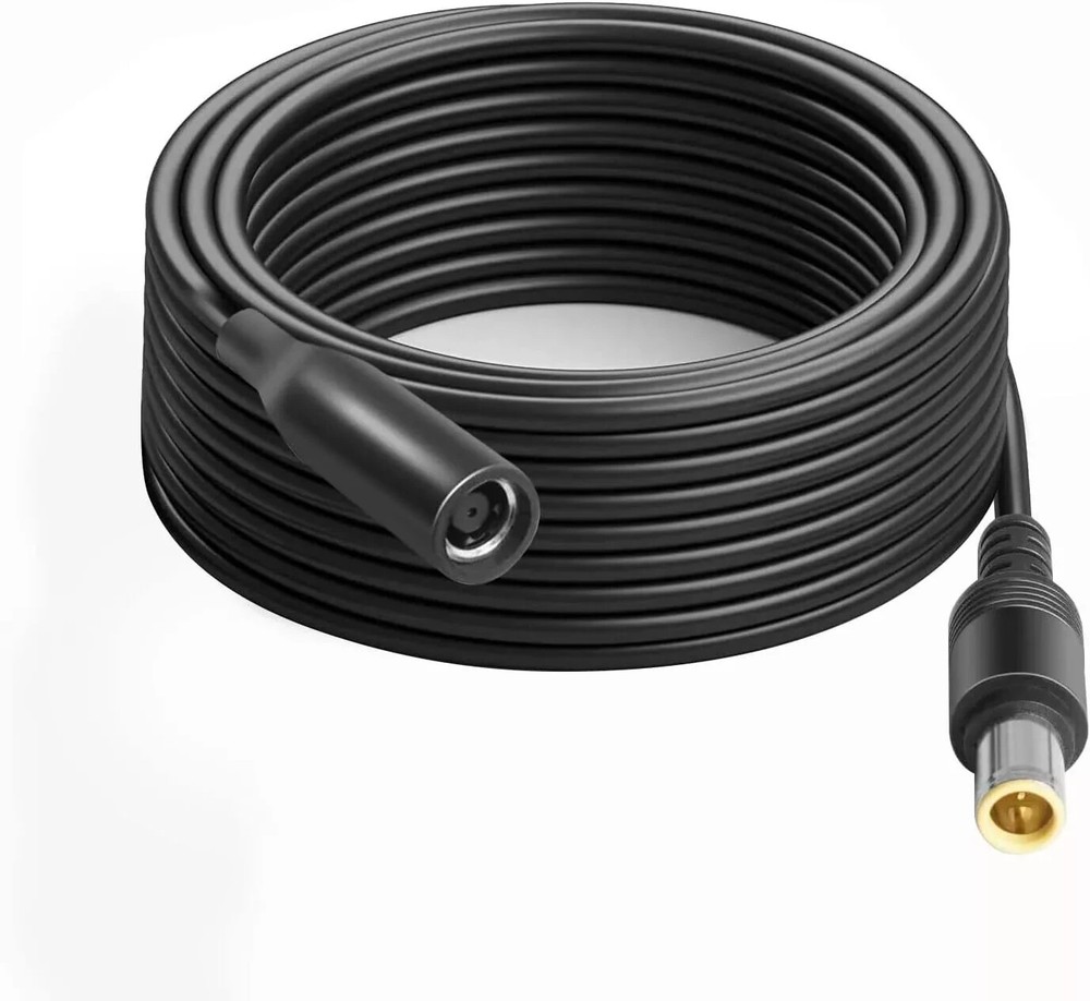 20Ft Jackery Extension Cable 14AWG 6M 8mm DC Power Plug fit Between Black