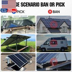 Upgraded Solar Ground Mount Adjustable Multi-Pieces Solar Panel Mounting Bracket