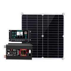 6000W Solar Panel Set Solar Power Inverter Generator 100A Home 110V Grid SysteME
