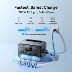 BLUETTI Elite 30 V2 288Wh Portable Power Station for Camping Renew